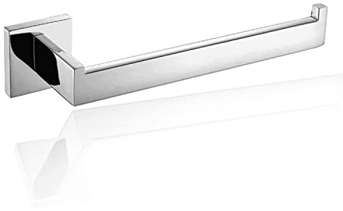 ThinkTop Mirror Polishing 304 Stainless Steel Chrome Finished Towel Bar Single Rack Hanging Holder, Wall Mount Bathroom Accessories