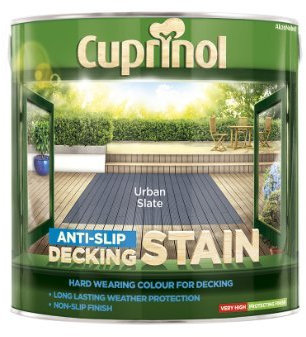 Cuprinol UTDSUS25L Anti Slip Decking Stain Urban Slate 2.5 Litre by Cuprinol