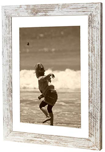 Bilderrahmen Fotorahmen 40x60 cm Vintage bilderrahmen zum aufhängen MDF picture frames Farbe und 40 verschiedene Größen wählbar ohne Passepartout Rahmen Ayleen