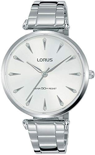 Lorus Fashion Damen-Uhr Edelstahl mit Metallband RG245PX9