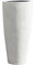 VIVANNO Pflanzkübel Pflanzgefäß Blumenkübel Fiberglas City Steinoptik Creme - 100x47