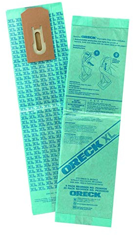 Oreck Commercial PK800025 Upright Vacuum Disposable Bag, for Upright Vacuum, Pack of 25