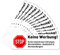 13 x Keine Werbung Aufkleber für Briefkasten (6,7 x 2,1 cm klein) - Bitte Keine kostenlosen Zeitungen und Reklame einwerfen - Keine kostenlose Zeitung - Briefkastenaufkleber - Selbstklebend - Weiss