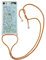 COTDINFOR Handykette Hülle für iPod Touch 7 Flüssigkeit Glitzer Clear Cover Protective Sparkle Floating Bling Silikon Lanyard Handyhüllen für iPod Touch 5/6 / 7 TPU Colorful Love YB.
