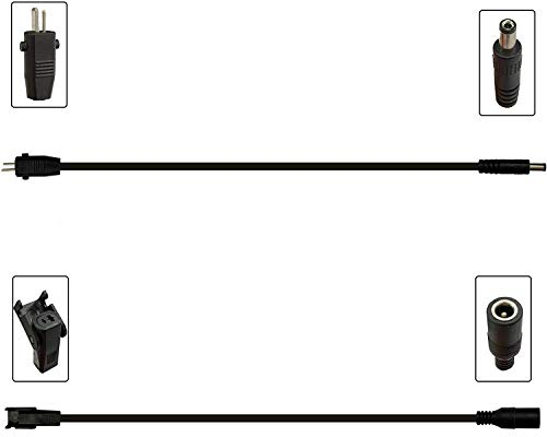 Huachuang DC Extension Cord - 2.1mm x 5.5mm Male-to-Female Connector, DC Power Cord for Electric Recliner Lift, 29V 2A