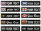Custom 2 Pieces England UK Scotland Wales Flag Tactical Military Name Number Tag Patch Personalized
