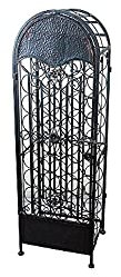 Graf von Gerlitzen Wein Regal Wein Flaschen Schrank Weinkeller Weinregal Eisen Schmiedeeisen Weinschrank W5