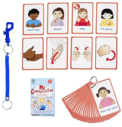 My Communication BSL Cards For Speech Delay Non-Verbal or deaf Children and adults. 27 Visual Aid Cards, Special Ed, SEN Autism Resource