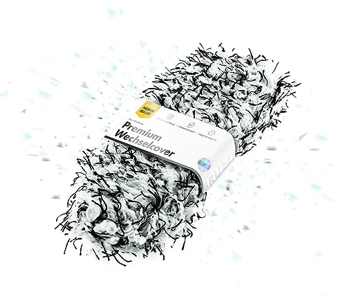 Chemicalworkz® Wheel Brush Cover: Wechselbezug für Deine Felgenbürste - Für eine schonende Reinigung - Alle Felgen - Microfaser Felgenbürste Alufelgen, Auto Felgen Bürste Ersatzcover | Schwarz