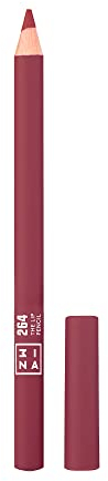 3INA MAKEUP - Vegan - The Lip Pencil 264 - Dunkelnude - Perfekt definierte Lippenkontur - Lippenkonturenstift - Permanent Lipliner - Lipliner Stift Soft Cremige Texture - Cruelty Free