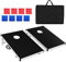 GOPLUS Spielbrett, Aluminiumlegierung-Spielset, Klassisches Outdoor Cornhole-Spiel für Kinder & Erwachsene, Faltbares Spielbrett mit Tragbarem Griff, inkl. 2 Spielbretter, 8 Sandsäcke & 1 Tasche