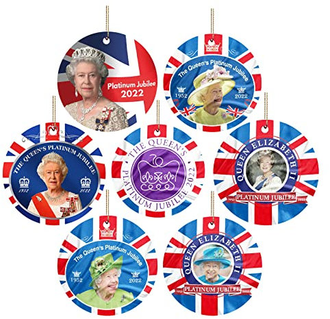 Queen Elizabeth Ii Memorabilia,queen Elizabeth Ii Pendant Ornament Acrylic Elizabeth Ii Queens Memorial Hanging Ornaments,elizabeth Ii Memorabilia Souvenirs Decorations Christmas Tree Decorations