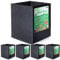 Growerz GrowPotz Pflanzbeutel, quadratisch, 7 l, 5 Stück