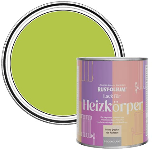 Rust-Oleum Green Heat Resistant Radiator Paint in Satin Finish - Key Lime 750ml