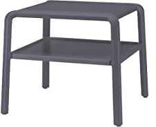 Scab Design Tisch mit abnehmbarem Tablett Modell Segel aus Technopolymer (Anthrazit)