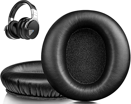 SOULWIT Cuir Protéiné Mousse Coussin Coussinets pour Cowin (Silensys) E7/E7 Pro écouteurs(Ne Convient Pas à SE7) Coussin vec Mousse d'isolation phonique