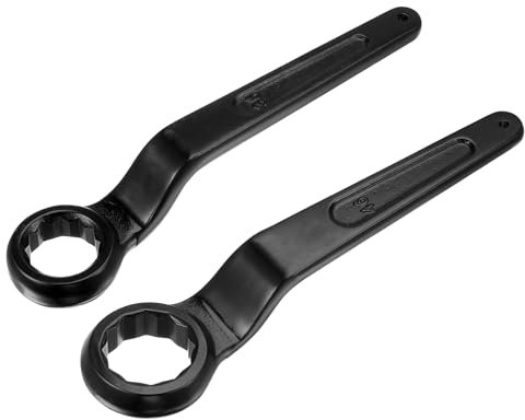 QUARKZMAN 2 Stück Offset-Ringschlüssel 46mm 36mm aus hochwertigem Kohlenstoffstahl
