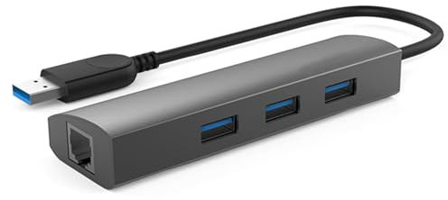 Docking station USB3.0 USB3.0 con gigabits Ethernet USB3.0 Adattatori Espansore USB Per Laptop Tablet