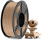 TECBEARS Holz Filament PLA 1.75mm 1KG, Wood PLA Filament Mit 15% Echtem Holzpulver, Mattes Und Glattes 3D Filament, Pla Filament 3d Filament MaßGenauigkeit +/- 0,03, 1 Spule 1000g