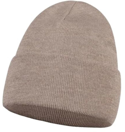 ANDER Winter Mütze Damen Merinowolle 100% - Warme Beanie Damen - Merino Wintermütze in Universelle Größe - Bequeme und Angenehm Anzufassen - Größe 58