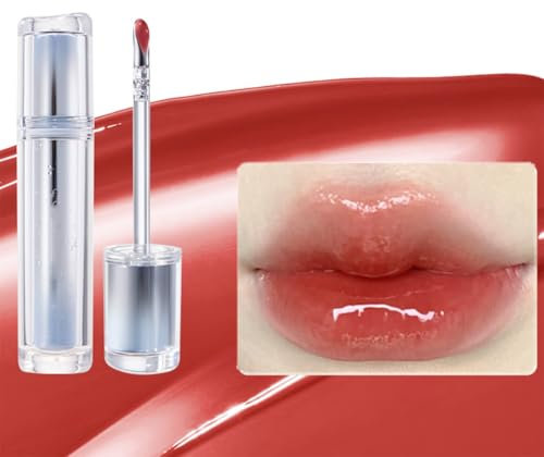 Judy Doll Lip Gloss, Feuchtigkeitsspendender Jelly-Lipgloss Lippentönung, 2024 Spiegel-Lipgloss Mit Metallapplikatorspitze - Langanhaltend Und Nicht Klebend(09#)