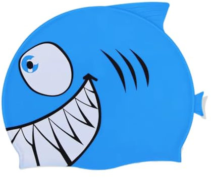 kina - Cuffia da Nuoto Bambini per Piscina, in Silicone, Ipoallergenica, Elastica e Soffice al tatto