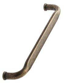 TCO. akcesoria meblowe - Schrankgriffe Messing antik 160 mm Lochabstand, 1 Stk, Griffe für Küchenschränke, Schublade - Möbelgriff GATE aus Zamak - 12,2x172,2x29,7cm