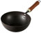 SiaBiced Wok Cinese con Manico in Legno per Cucina a Gas E Uso del Campeggio, 26 Cm