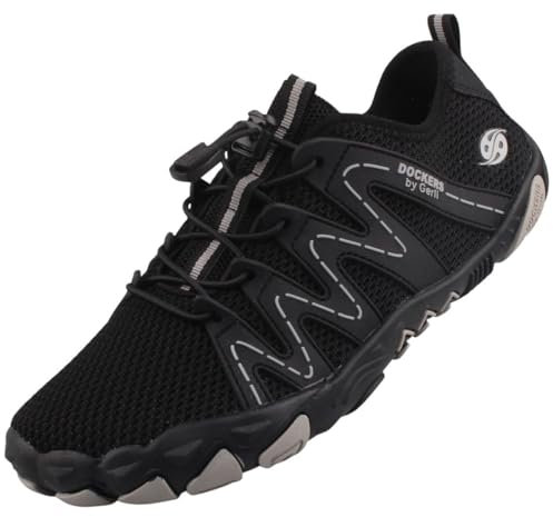 Dockers by Gerli Damenschuhe Barfußschuhe Schwarz/Grau EU 38