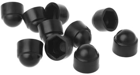 jiingekk Lot de 10 capuchons de boulon, dôme d'écrou pour couvercles - Accessoires pour équipement electrique domestique - M8 (13 x 15)