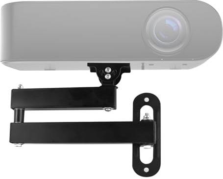 jinminamz Beamer Halterung Wand, Beamerhalterung, Projektor Halterung, Zusammenklappbar für 360° Drehung Beamerständer, Projector Stand Geeignet für Projektoren Mit 1/4-Zoll-Schraubanschluss