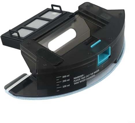 Besshepplo 1 Unidad Depósito de Agua y depósito de Polvo de Repuesto 2 en 1 para aspiradora Robot Cecotec Conga 1090 1790 Ultra+ para Limpieza de Suelos Secos y húmedos