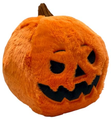 Landahl & Baumann Plüsch Kürbis Halloween 20 cm – Kuscheltier Halloween Kürbis, Weiches Stofftier für Kinder, Geschenkidee
