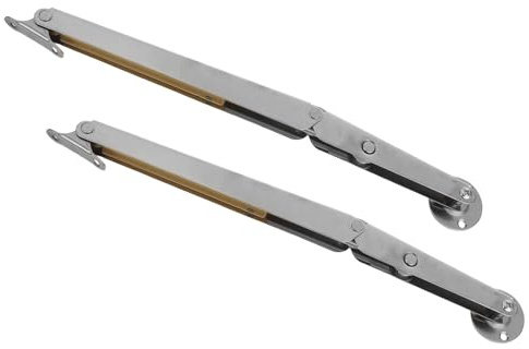 HONITANO 2 pièces Support Levage Gaz Hydraulique pour Lit Coffre et Portes Armoire Charnières Robustes et Vérins Pneumatiques pour Meuble de Rangement