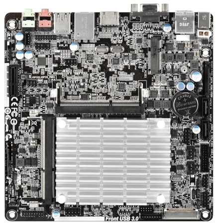 motherboard Scheda madre Mini-ITX Fit For ASRock Q1900TM-ITX con processore Intel quad-core J1900 DDR3 16 GB 2xSATA2 3.0 PCI Express 2. USB .1