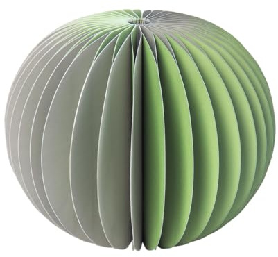 REMEMBER Papiervase Yuki, Papier/Glas/Magnetverschluss – Faltbare Design Vase aus wasserfestem Papier