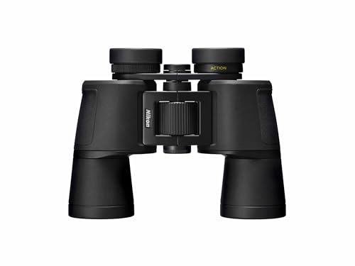 Nikon Action 8x42 Fernglas (leicht zu Tagen und zu bedienen, Gute räumliche Sicht, für Wanderungen, Reisen und Naturbeobachtung, für Brillenträger geeignet)