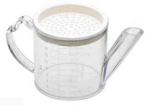 Séparateur de gras avec filtre en plastique