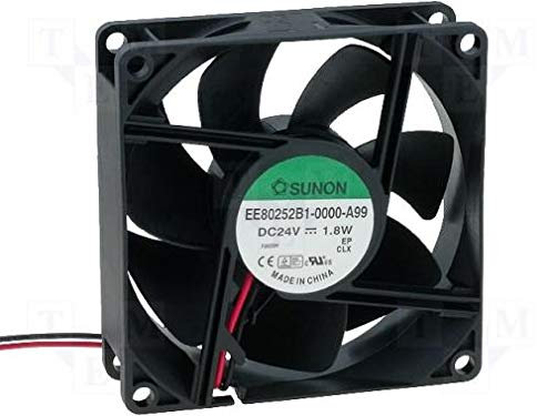 Sunon ventilateur 80 x 80 x 25 mm-a99 eE80252B1 dC 24 v 33dBA 3200 tours/min roulement à billes 2 fils