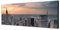 Augenblicke Wandbilder Keilrahmenbild Wandbild 150x50cm New York Manhattan Skyline Sonnenuntergang
