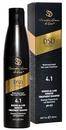 DSD de Luxe Restorative shampoo with keratin Dixidox de Luxe Keratin Treatment Shampoo DSD 4.1, 200 ml