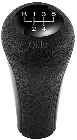 Qiilu 5 velocidades coche cambio de marchas palanca Stick Head Shifter Negro