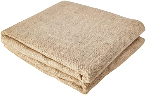Springboard Hessian Fabric - Thick, Durable, Natural Hessian Backing Cloth for Classroom Display Boards, Arts and Crafts, Table Runners, Weddings - Easy to Cut, Jute Burlap Fabric - 1 m x 5 m
