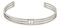 Esprit Damen-Armreifen Edelstahl ESBA00172100