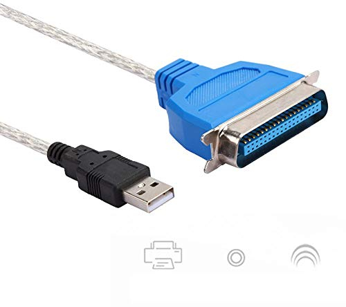 Topiky Adaptador de cable de impresora USB a paralelo IEEE 1284-1994 Interfaz estándar Cn36 Cable de puerto USB a paralelo
