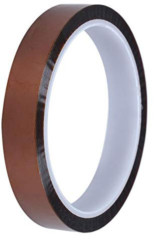 Ruban adhésif, ruban adhésif de produit industriel PI-film ruban isolant, ruban adhésif industriel en silicone résistant au froid 0,065 mm x 15 mm x 33 m moteur pour transformateur
