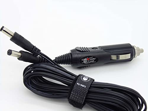 Car Charger For Nextbase Click 7 Portable DVD Twin Screen