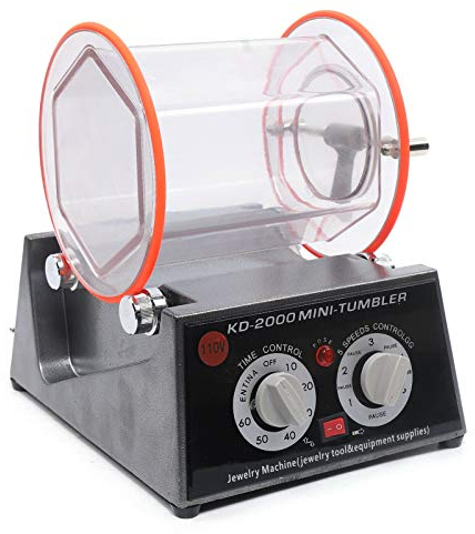 100 W Rotary Tumbler Polisseuse à bijoux avec tambour à billes et perle de polissage