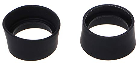 BOBEINI 2pcs Weichgummi Okular Augenschutz 29-30mm Augenschutz Schalen Okularabdeckungen für Binokularmikroskop