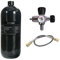 TUXING 2L 4500psi Kohlefaser-Lufttank (leere Flasche) & Paintball-Füllstation mit Ventilregleranzeige für PCP-Spiele